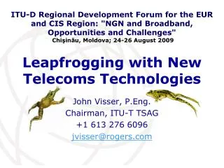 Leapfrogging with New Telecoms Technologies