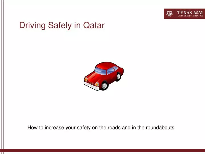 driving safely in qatar