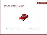 Driving Safely in Qatar - slide 1