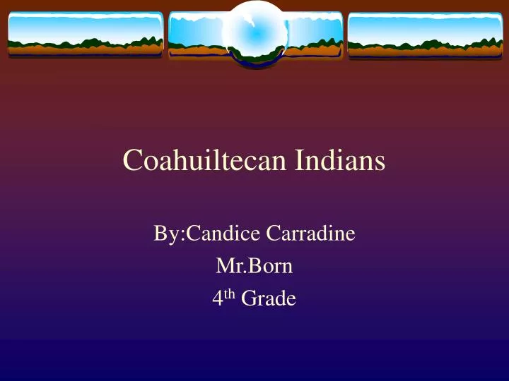 coahuiltecan indians