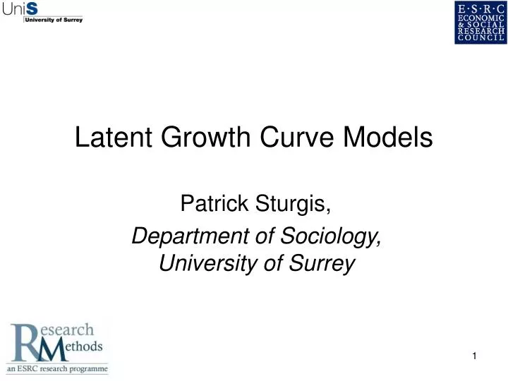 latent growth curve models