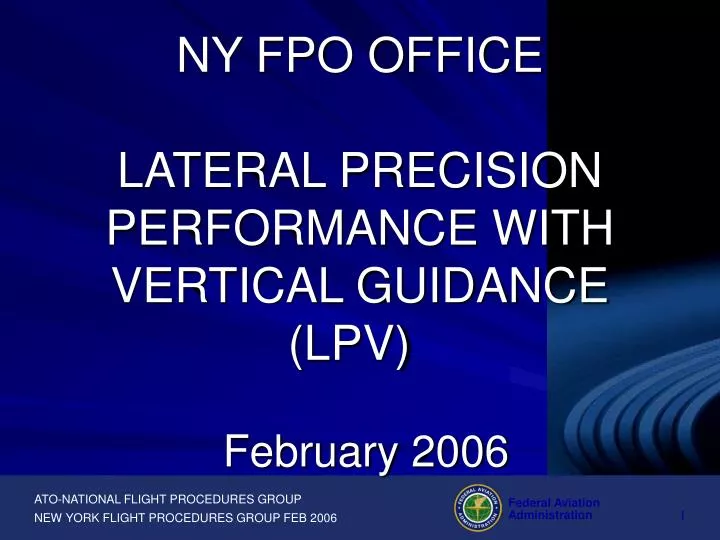 ny fpo office lateral precision performance with vertical guidance lpv
