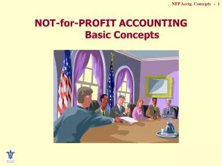 NOT-for-PROFIT ACCOUNTING 	Basic Concepts