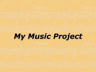 My Music Project