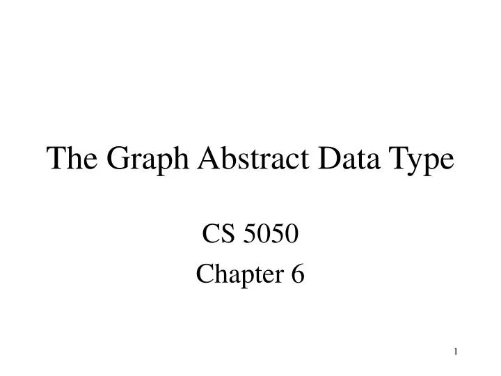 the graph abstract data type