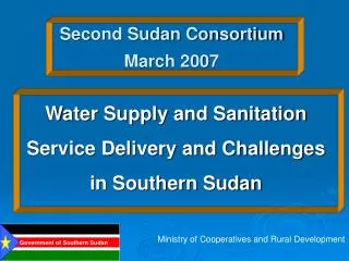 Second Sudan Consortium March 2007