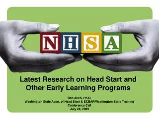 Latest Research on Head Start and Other Early Learning Programs