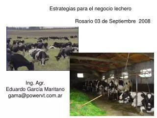 Estrategias para el negocio lechero Rosario 03 de Septiembre 2008