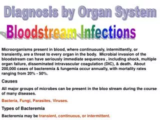 Diagnosis by Organ System
