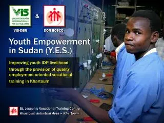 Youth Empowerment in Sudan (Y.E.S.)