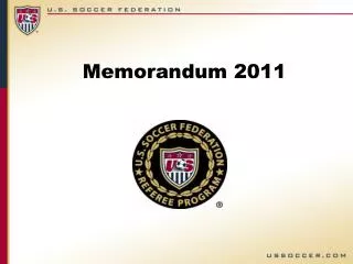 Memorandum 2011