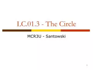 LC.01.3 - The Circle