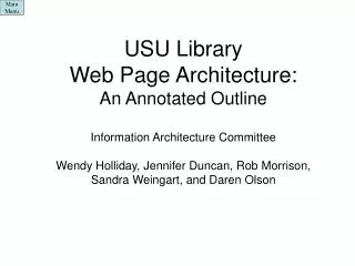 0.0 USU Library Home Page
