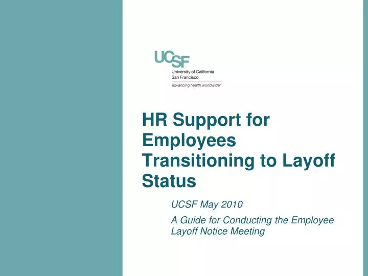 hr support for employees transitioning to layoff status