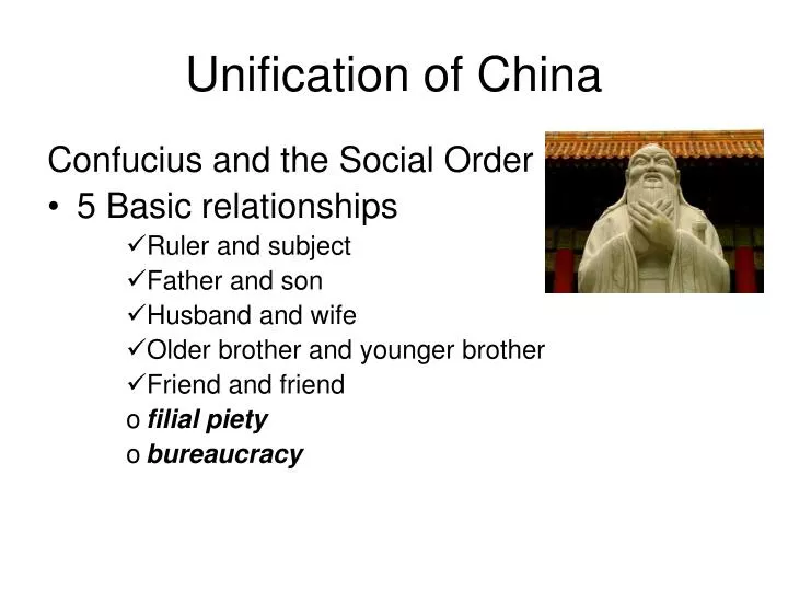 unification of china