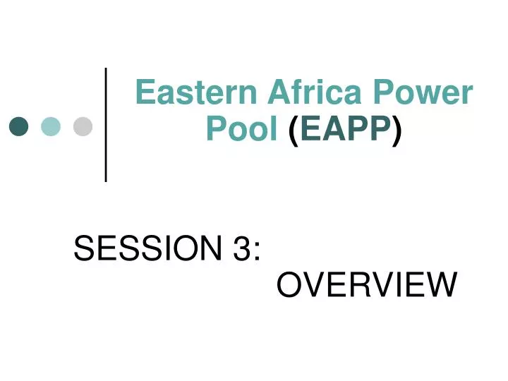 eastern africa power pool eapp