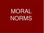 MORAL NORMS - slide 1