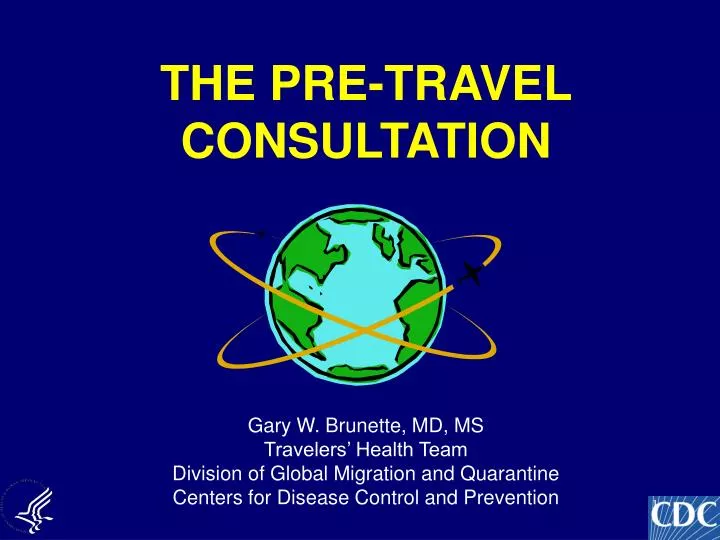 the pre travel consultation