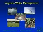 Irrigation Water Management - slide 1