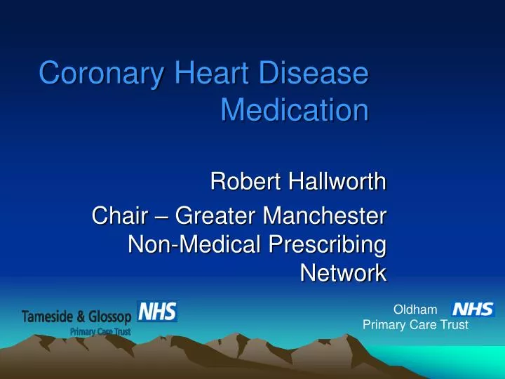 coronary heart disease medication