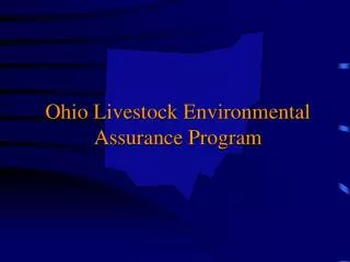 Ohio Livestock Environmental Assurance Program