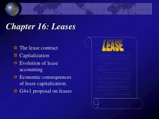 Chapter 16: Leases