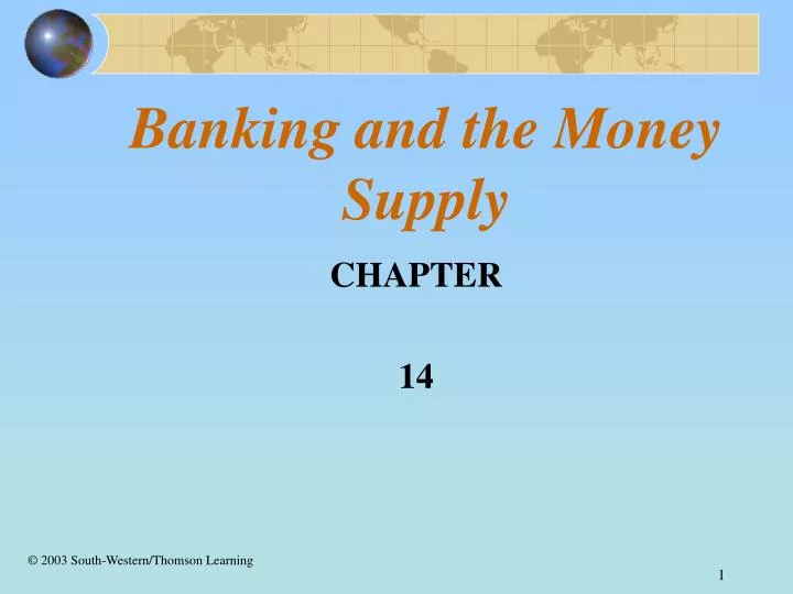 banking and the money supply