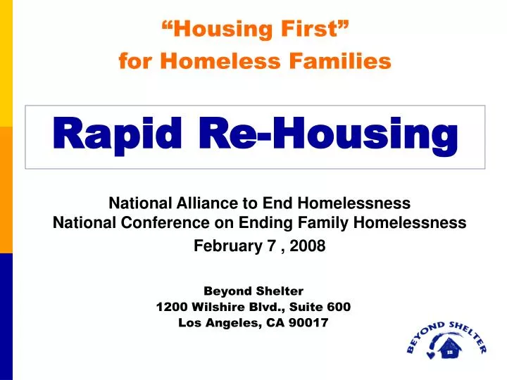 rapid re housing