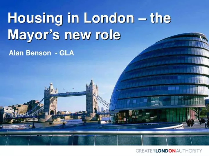 housing in london the mayor s new role