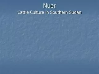 Nuer