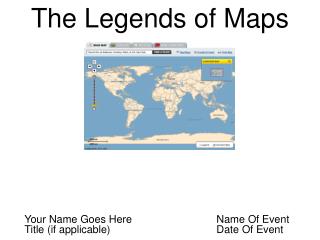 The Legends of Maps