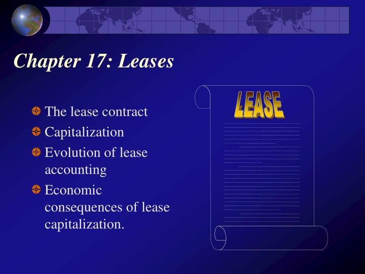 chapter 17 leases