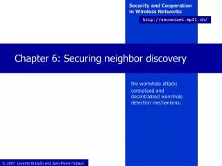 Chapter 6: Securing neighbor discovery