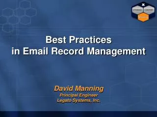 Best Practices in Email Record Management