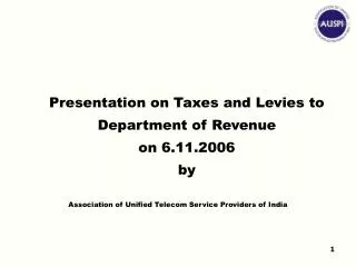 Association of Unified Telecom Service Providers of India