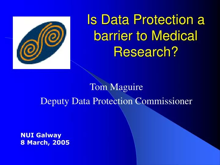 is data protection a barrier to medical research