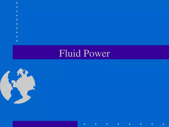 fluid power