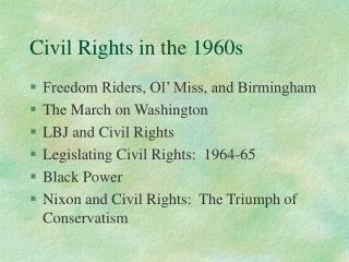 Civil Rights in the 1960s