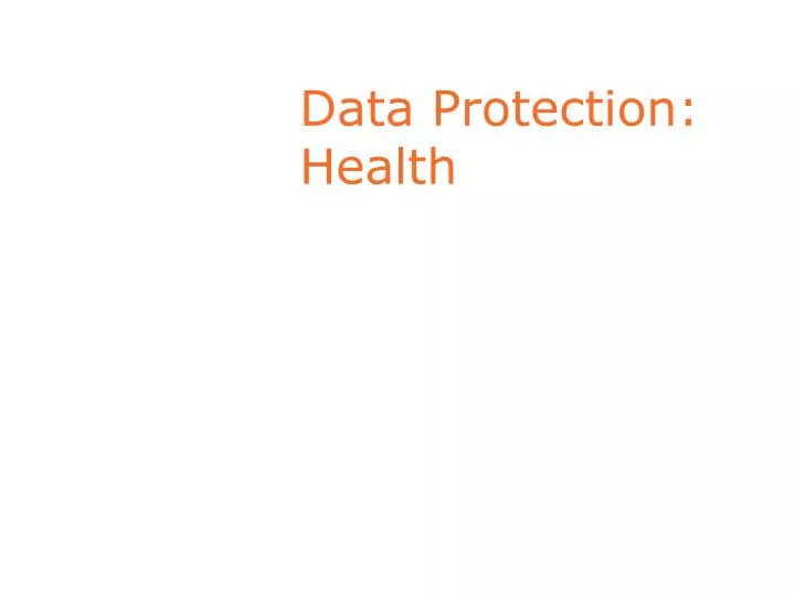 data protection health