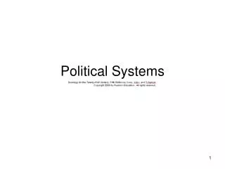political systems