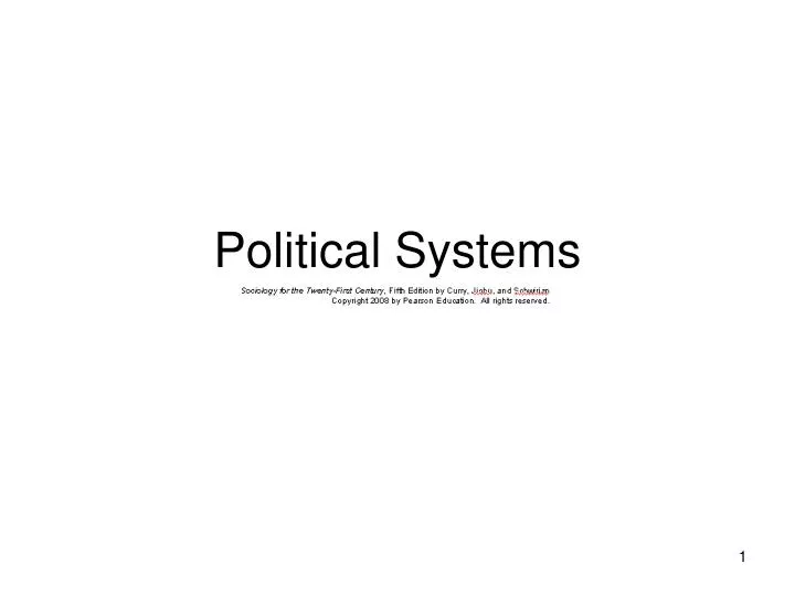 political systems