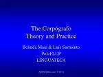 The Corpógrafo Theory and Practice - slide 1