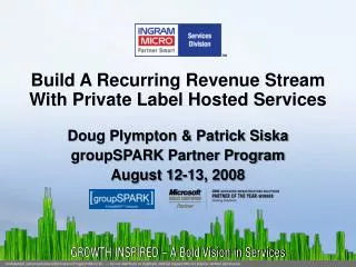 Build A Recurring Revenue Stream With Private Label Hosted Services