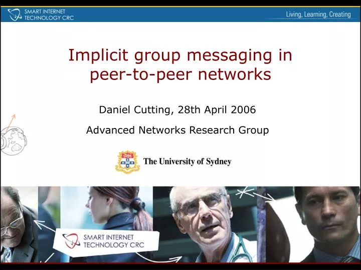 implicit group messaging in peer to peer networks
