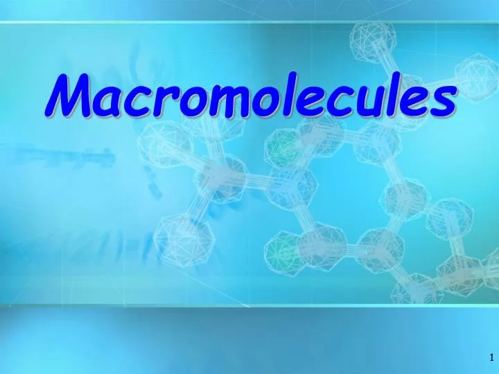 macromolecules