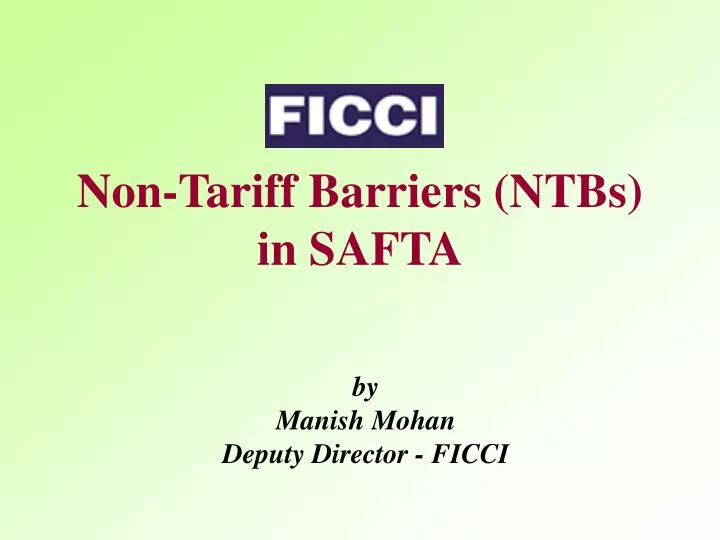 non tariff barriers ntbs in safta