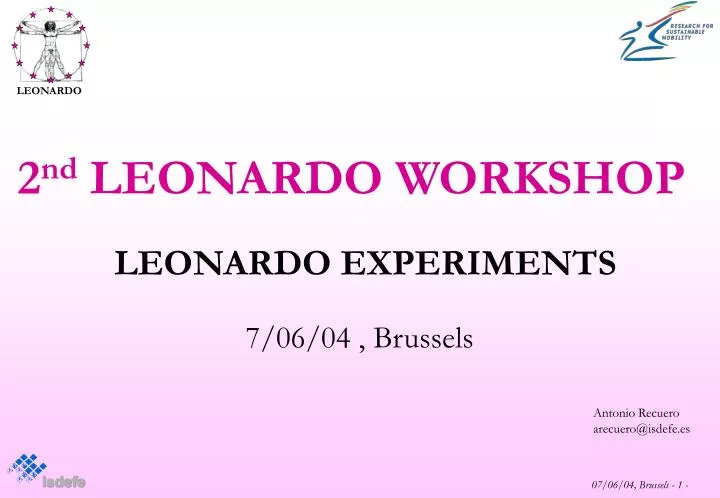 leonardo experiments
