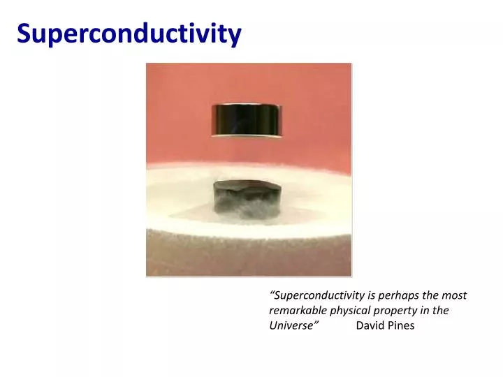 superconductivity