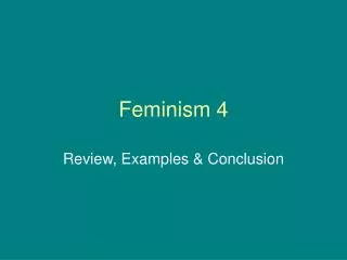 Feminism 4