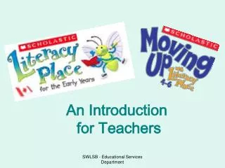 An Introduction for Teachers